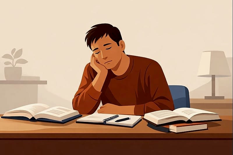 Ders Çalışırken Uyku Bastırmasına 5 Kesin Çözüm