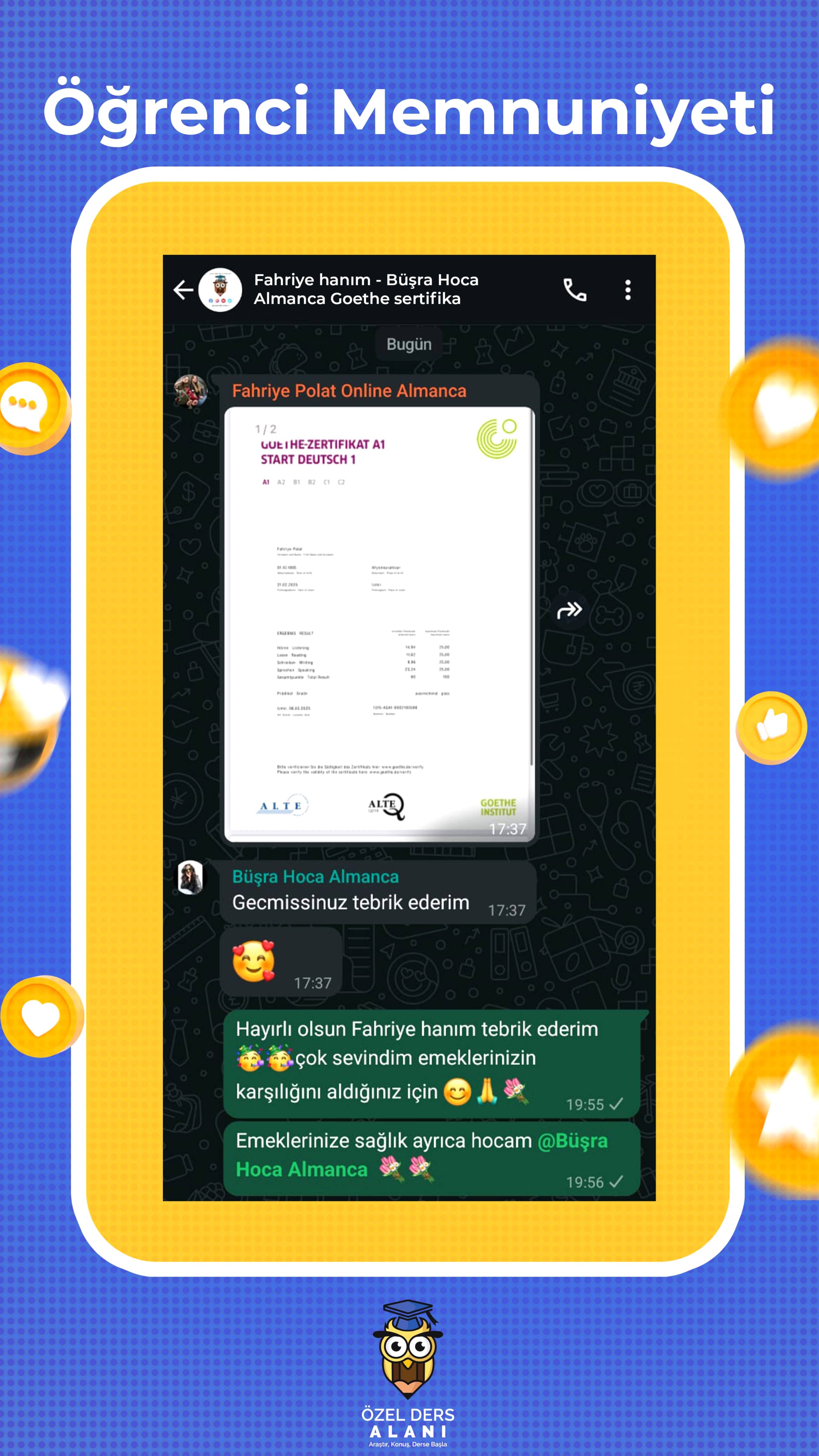 Goethe Sertifikası Alındı!